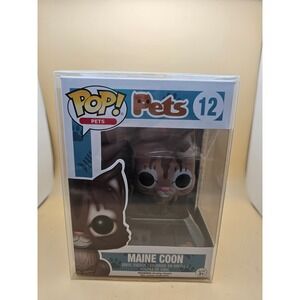 Funko Pop Pets Maine Coon Cat Vinyl Figure 12 NEW